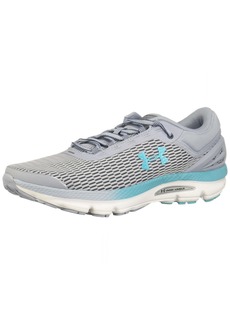 Under Armour Women's Charged Intake 3 Athletic Shoe blue heights//downpour gray  M US