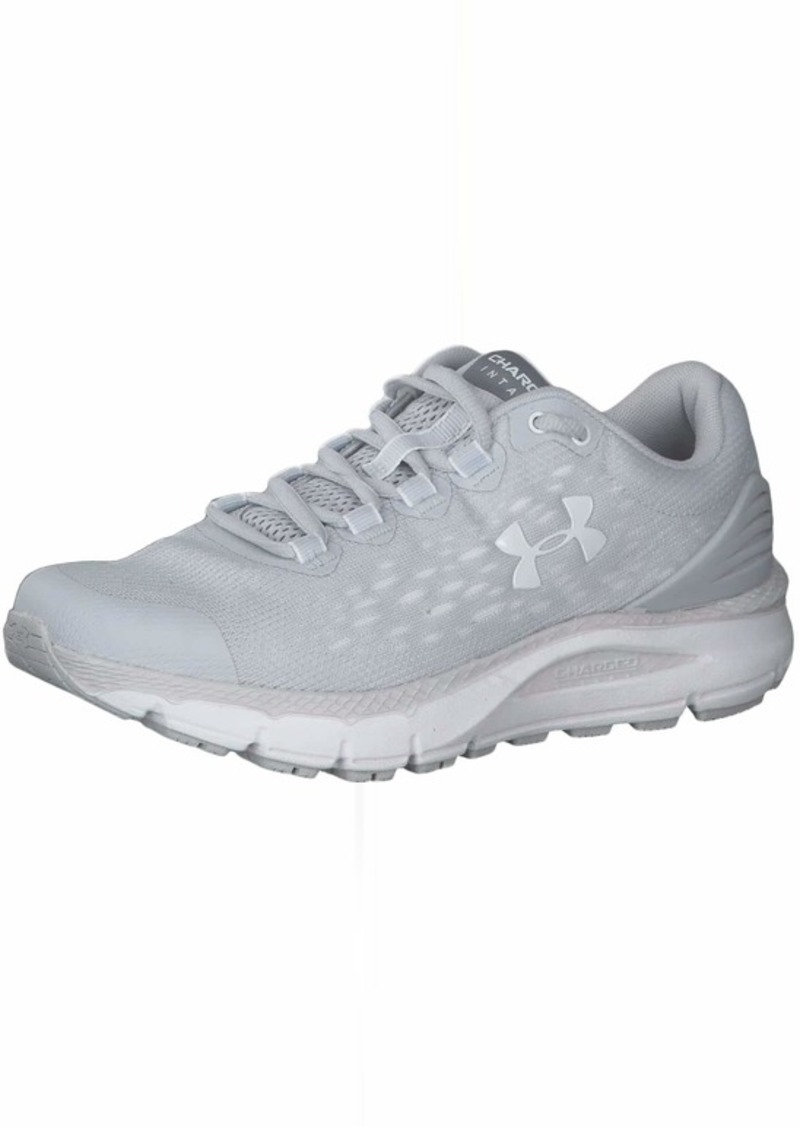 Under Armour Women's Charged Intake 4 Athletic Shoe Halo Gray (102)/White  M US