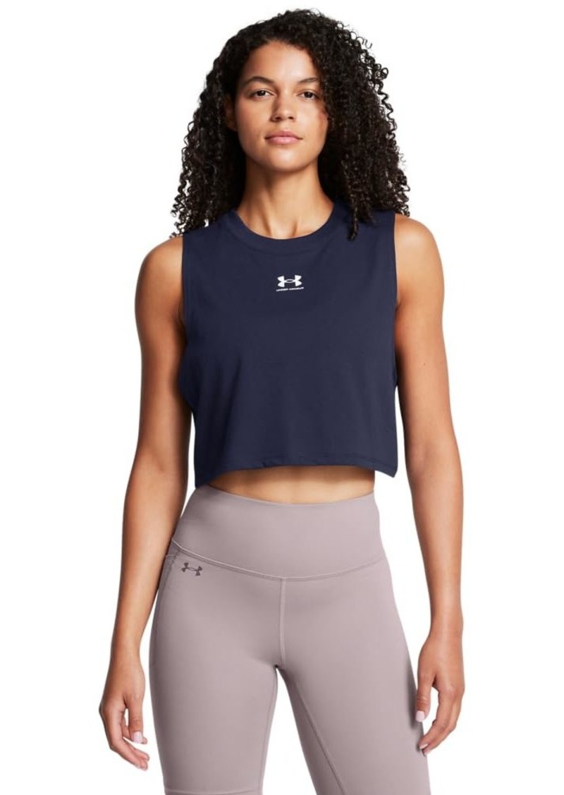 Under Armour Women's Cropped Logo Tank Top