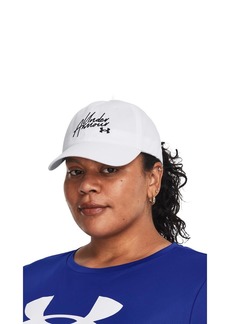Under Armour Womens Favorites Hat (102) White/White/Black  Fits Most