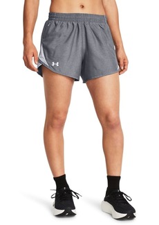 Under Armour Women's Fly by Heathered Shorts (035) Steel  Heather/Steel/Reflective