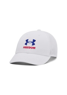 Under Armour Women's Freedom Trucker Hat (100) White/White/Red  Fits Most