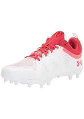Under Armour Womens Glory Mc Lacrosse Shoe White (101 Red  US