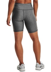 Under Armour Women's Tech Bike Shorts - Charcoal Light Heather / / Black