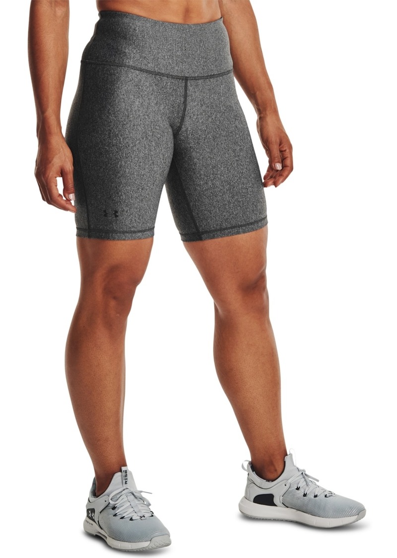 Under Armour Women's Tech Bike Shorts - Charcoal Light Heather / / Black