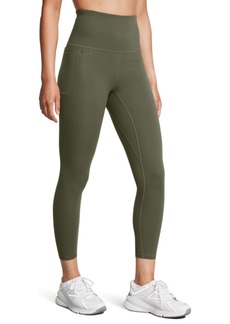 Under Armour Womens Motion Ultra High Rise Ankle Legging (392) Marine OD Green / / Baroque Green