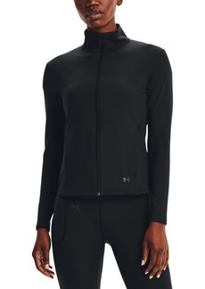 Under Armour Women's Motion Zippered Mock-Neck Jacket - Black / / Jet Gray