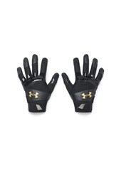 Under Armour Women's Motive Softball Gloves (001) Black/Black/Metallic Gold