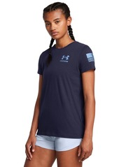 Under Armour Womens New Freedom Flag T-Shirt