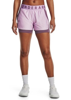 Under Armour Womens Play Up 2-in-1 Shorts (174) Fresh Orchid/Misty Purple/Misty Purple