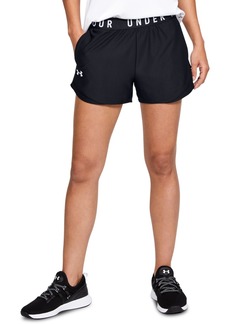 Under Armour Women's Play Up Shorts - Black / Black / White