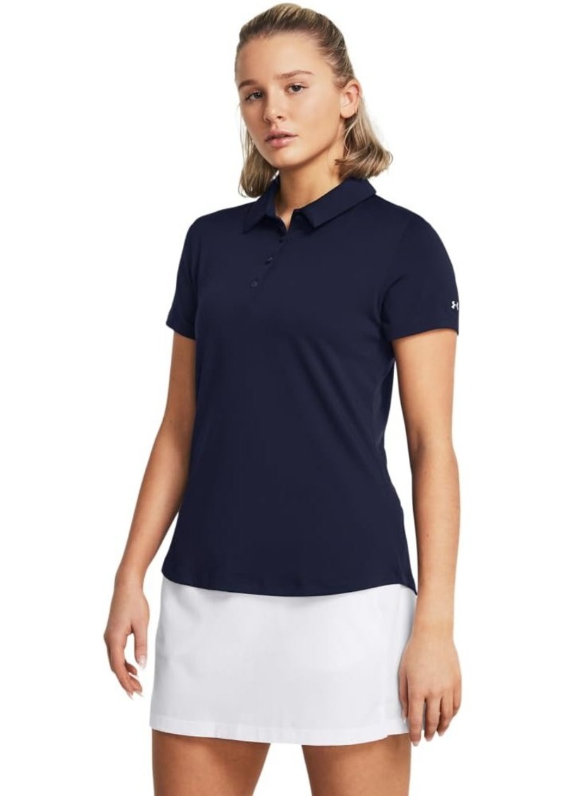 Under Armour Women's Playoff Short Sleeve Polo (410) Midnight Navy/Midnight Navy/Halo Gray