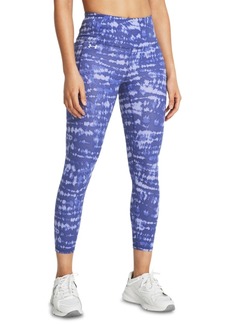 Under Armour Women's Printed Motion Ankle Leggings - Celeste / Baja Blue / White