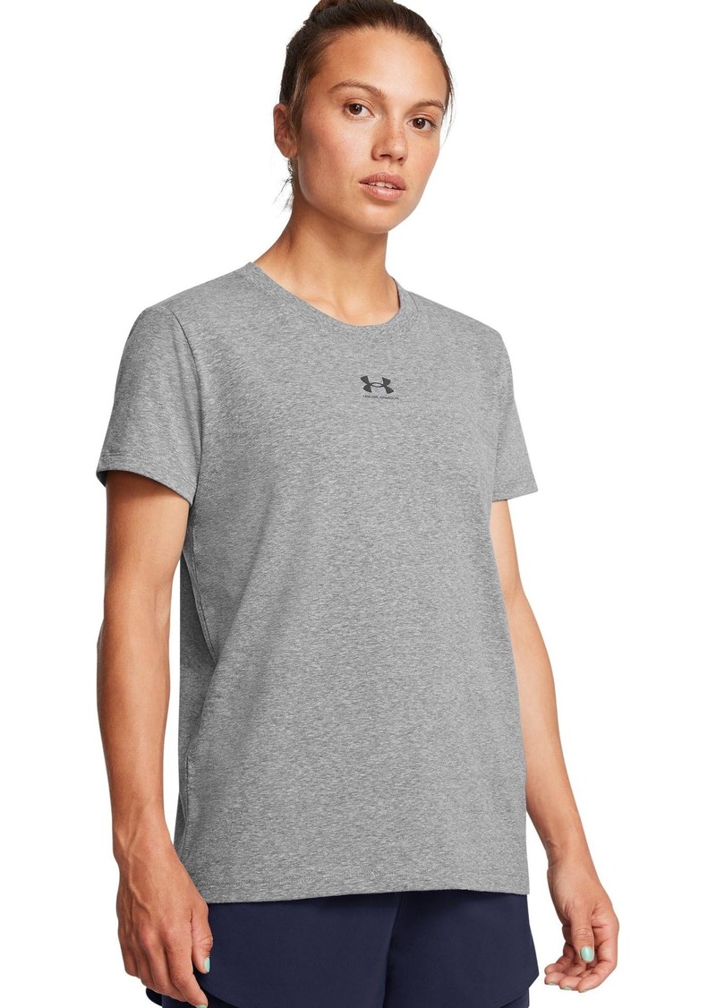 Under Armour Womens Rival Core Short Sleeve T Shirt