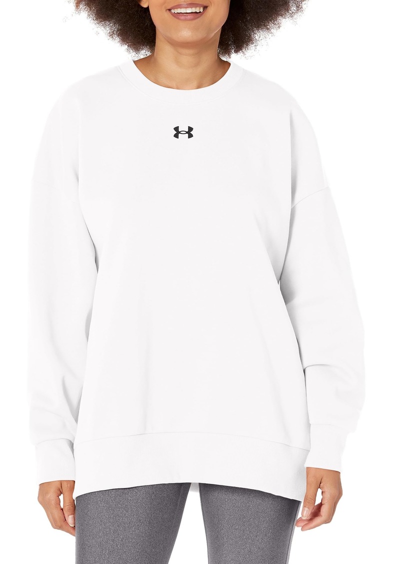 Under Armour Women Rival Fleece Oversized Crew