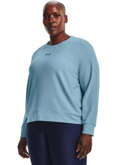 Under Armour Womens Rival Terry Crew Neck Long-Sleeve T-Shirt
