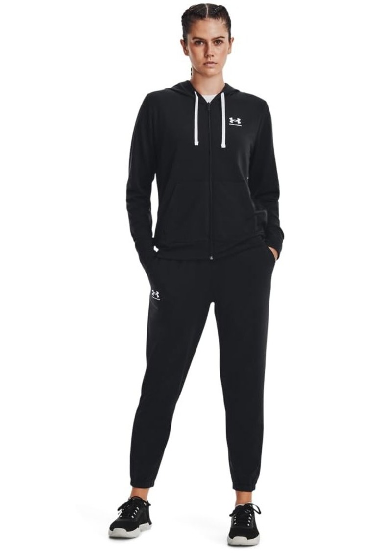 Under Armour Womens Rival Terry Full-Zip Hoodie