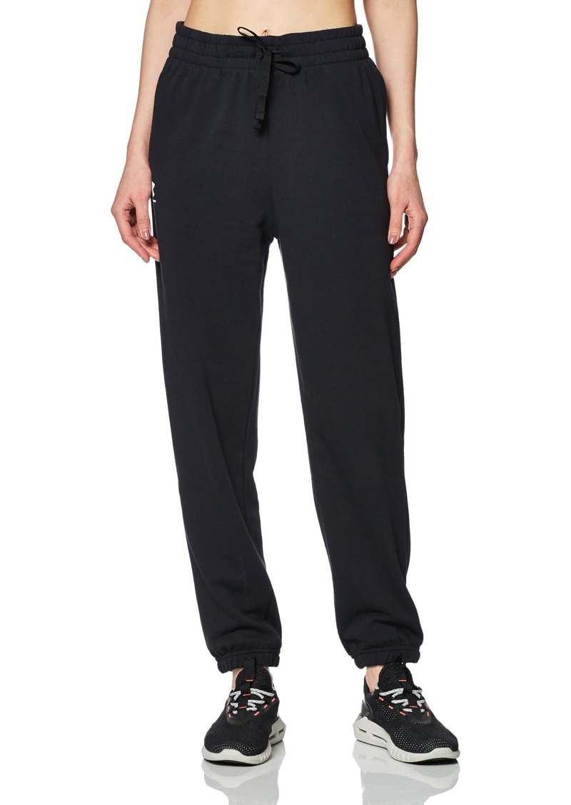 Under Armour Women's Rival Terry Joggers (001) / Black/White