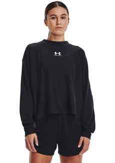 Under Armour Women's Rival Terry Oversized Crew