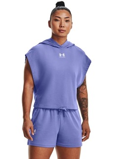 Under Armour Women's Rival Terry Short Sleeve Hoodie