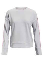 Under Armour Women's Rival Terry Taped Crewneck Top
