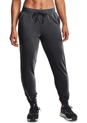 Under Armour Women's Rival Terry Taped Full Length Pants
