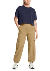 Under Armour Women's Rival Woven Cargo Pants - Camel