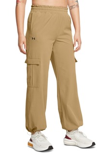 Under Armour Women's Rival Woven Cargo Pants - Camel