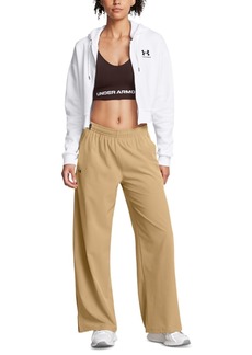 Under Armour Women's Rival Woven Cargo Pants - Camel