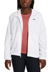 Under Armour Women's Sport Windbreaker Hooded Jacket - Astro Pink / / Black