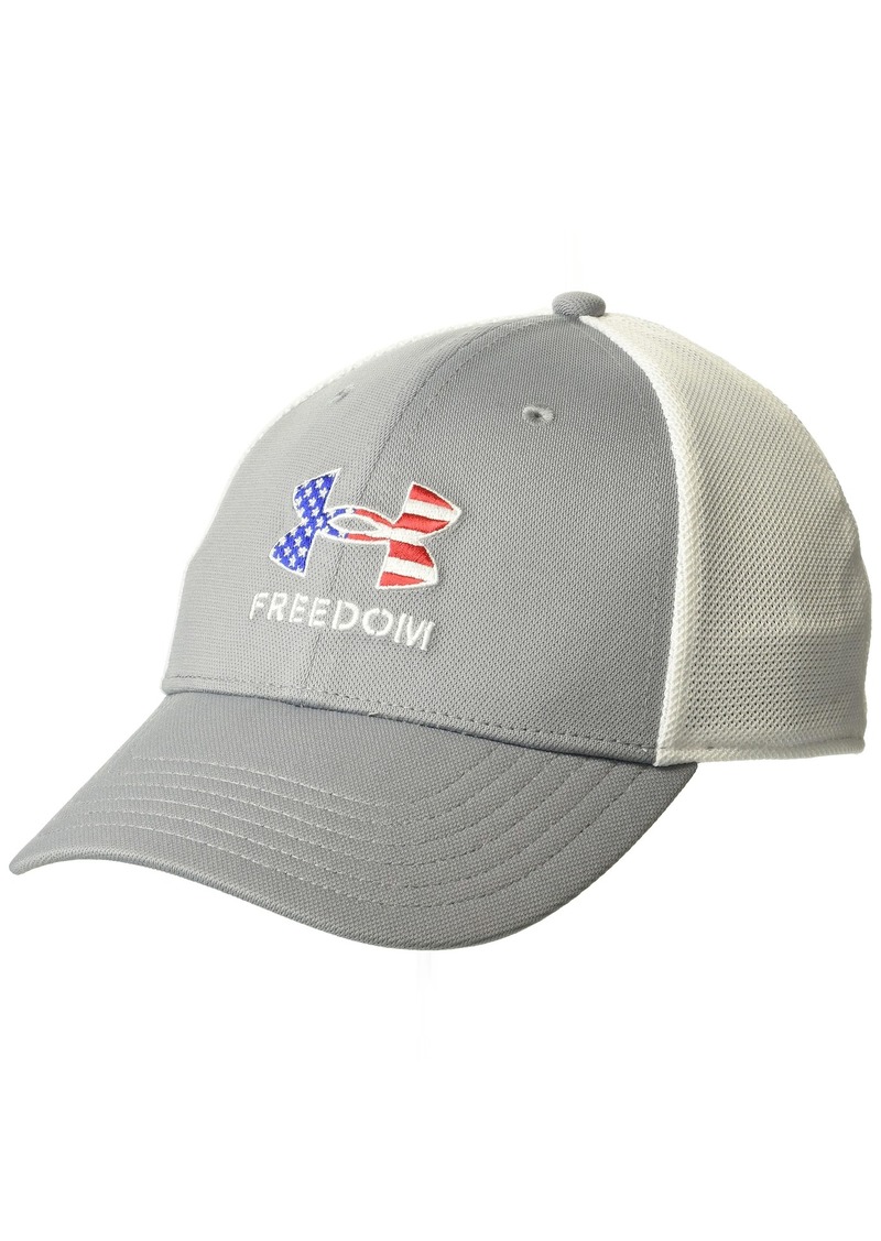 Under Armour Women's Freedom Trucker Hat (035) Steel/White/White  Fits Most