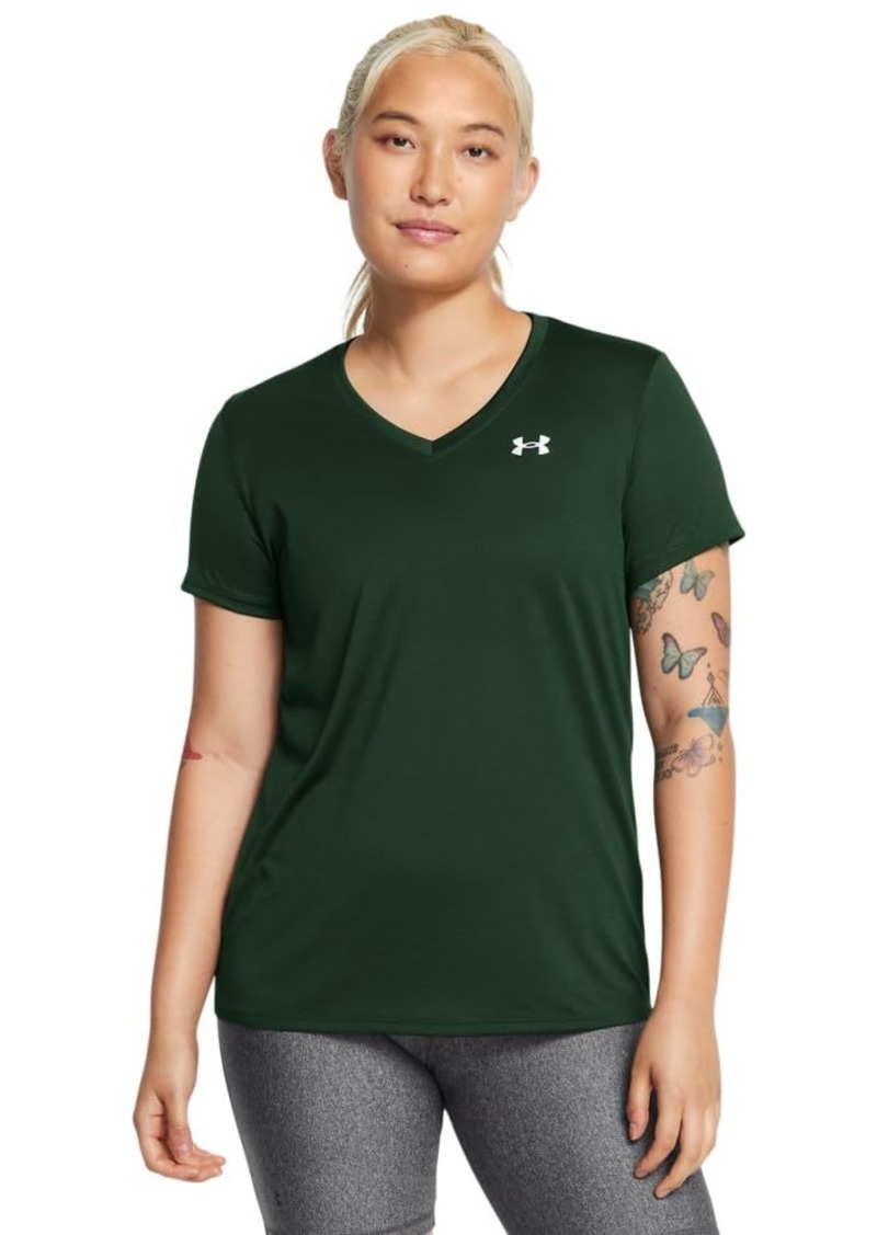 Under Armour Womens Tech Short Sleeve V Neck