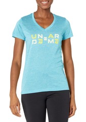 Under Armour Women's Tech Twist Graphic Short Sleeve T-Shirt (433) Glacier Blue/Blue Haze/Starfruit