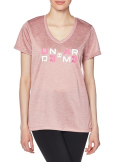 Under Armour Women's Tech Twist Graphic Short Sleeve T-Shirt (697) Pink Elixir/Pink Sugar/Rebel Pink