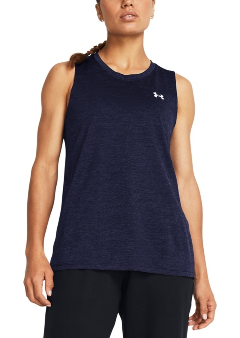 Under Armour Women's Tech Twist Tank - Midnight Navy / / White