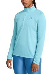 Under Armour Women's Twist Tech Half-Zip Logo Top - Provence Purple / / Purple Ace