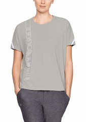 Under Armour Women's UA Lighter Longer Graphic T-Shirt MD Gray