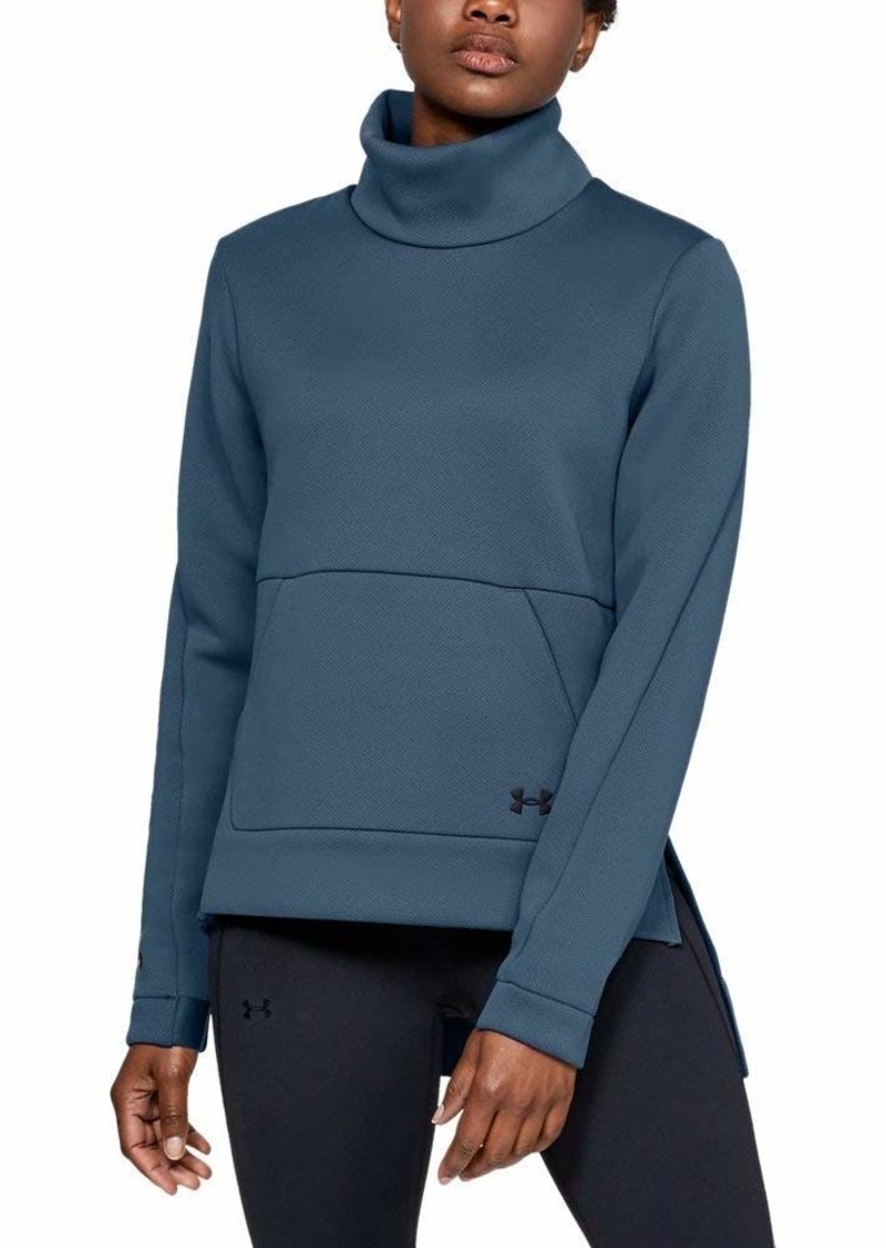 Under Armour Women's UA Move Mock Long Sleeve SM Blue