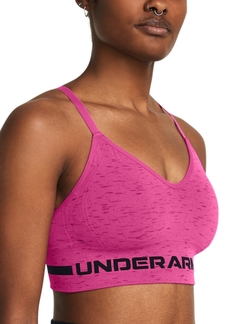 Under Armour Women's Ua Seamless Cross-Back Low Impact Sports Bra - Astro Pink / / Black