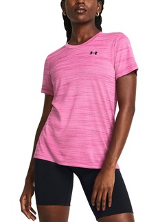 Under Armour Women's Ua Tech Tiger Short-Sleeve Tee - Astro Pink / / Black