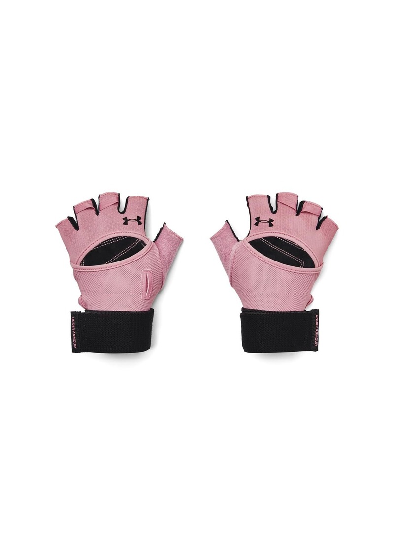 Under Armour Women's Weightlifting Glove (697) Pink Elixir/Black/Black