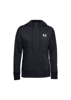 Under Armour Womens/Ladies Rival Hoodie (Black/White) - L - Also in: S, XL, M, XS