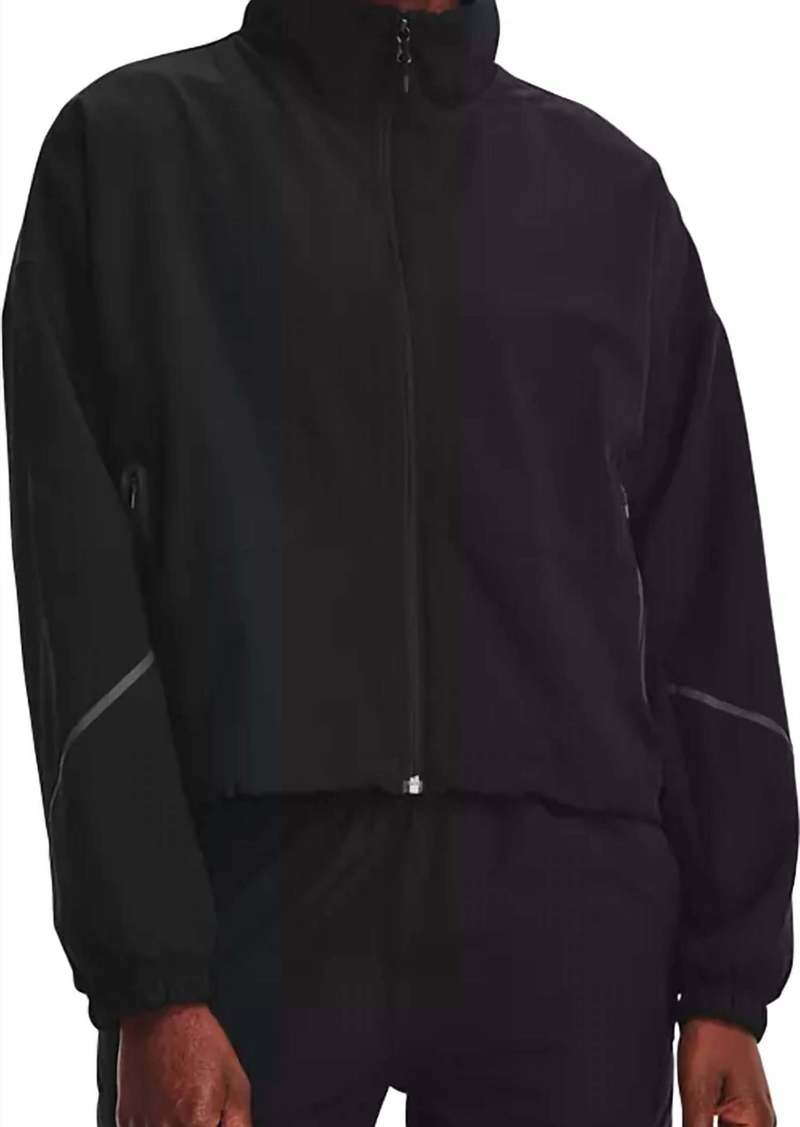 Under Armour Unstoppable Jacket In Celeste/black