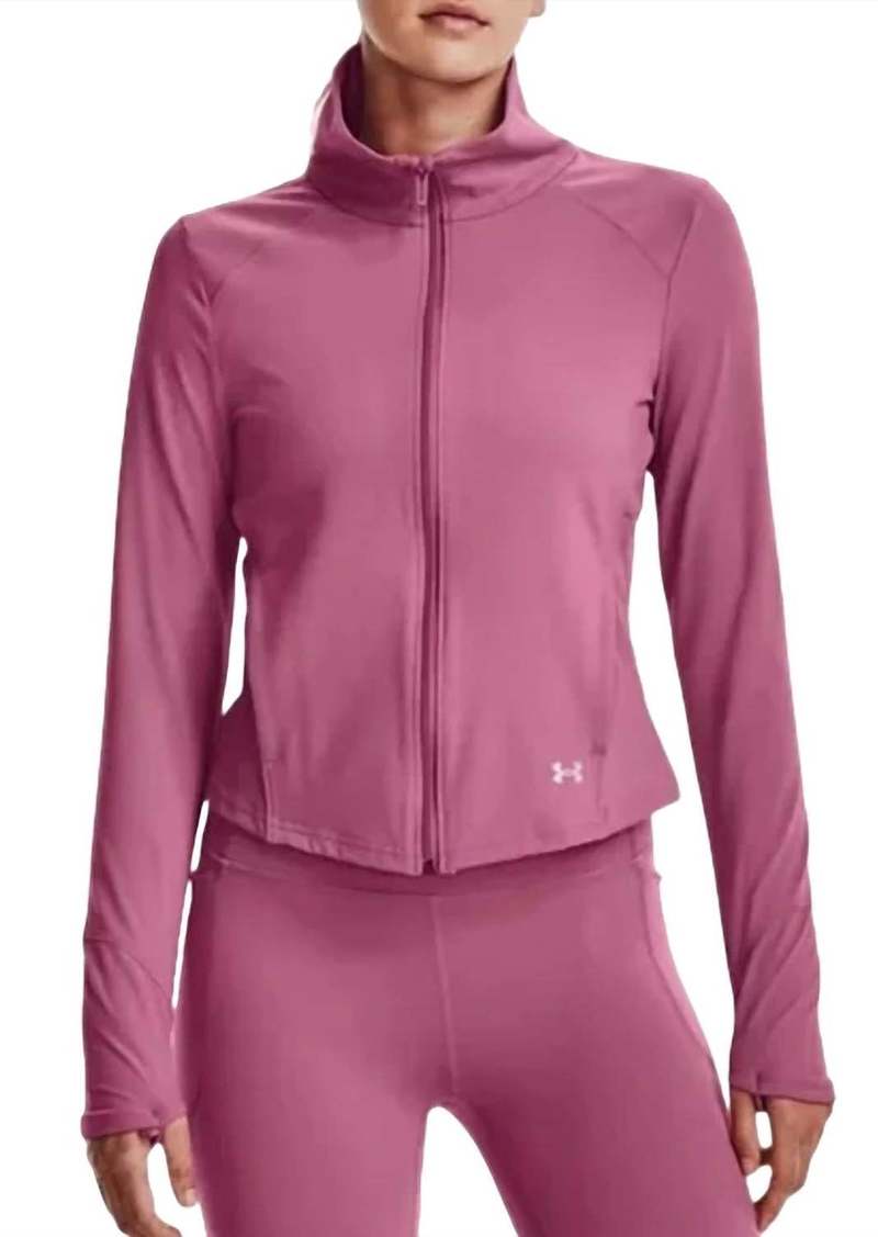 Under Armour Women's Meridian Jacket In Pace Pink/metallic Silver