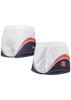 Women's Under Armour White/Navy Auburn Tigers Mesh Shorts at Nordstrom