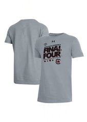 Youth Under Armour Heathered Gray South Carolina Gamecocks 2022 NCAA Women's Basketball Tournament March Madness Final Four Regional Champions Locker