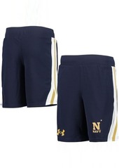 Youth Under Armour Navy Navy Midshipmen Game Day Mesh Shorts at Nordstrom
