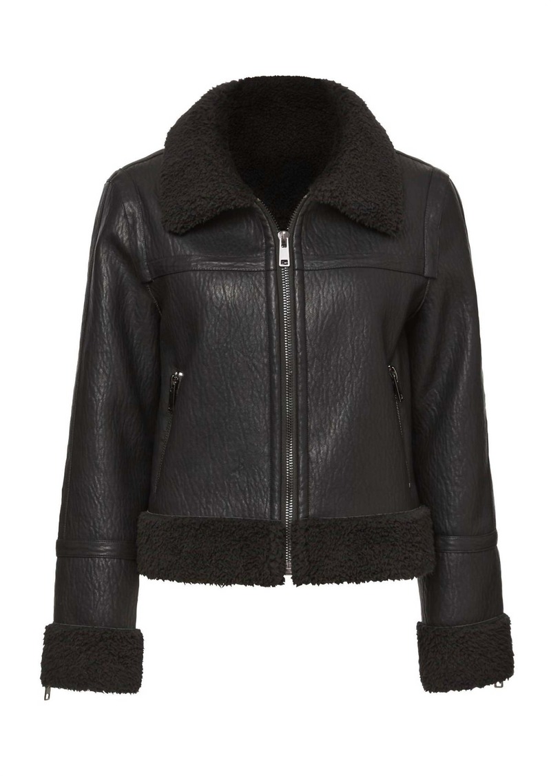 Unreal Fur Berlin Cropped Jacket In Black