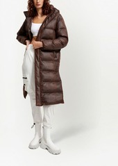 Unreal Fur crocodile-effect padded coat