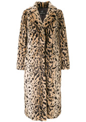 Unreal Fur leopard-print coat
